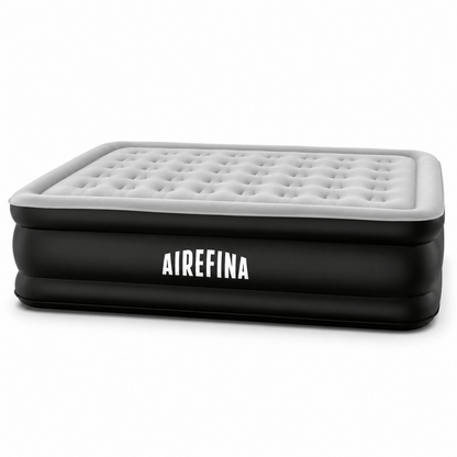Airefina Queen Size Air Mattress with Built-in Electric Pump Inflatable Airbed