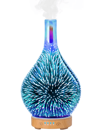 Anjou 3D Glass Essential Oil Diffuser Ultrasonic Aromatherapy Humidifier
