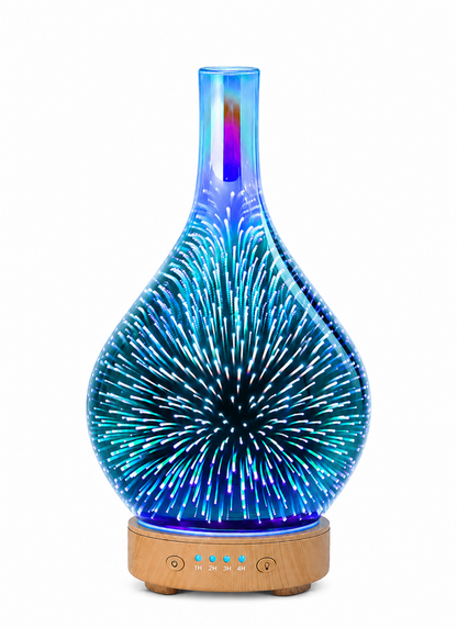 Anjou 3D Glass Essential Oil Diffuser Ultrasonic Aromatherapy Humidifier