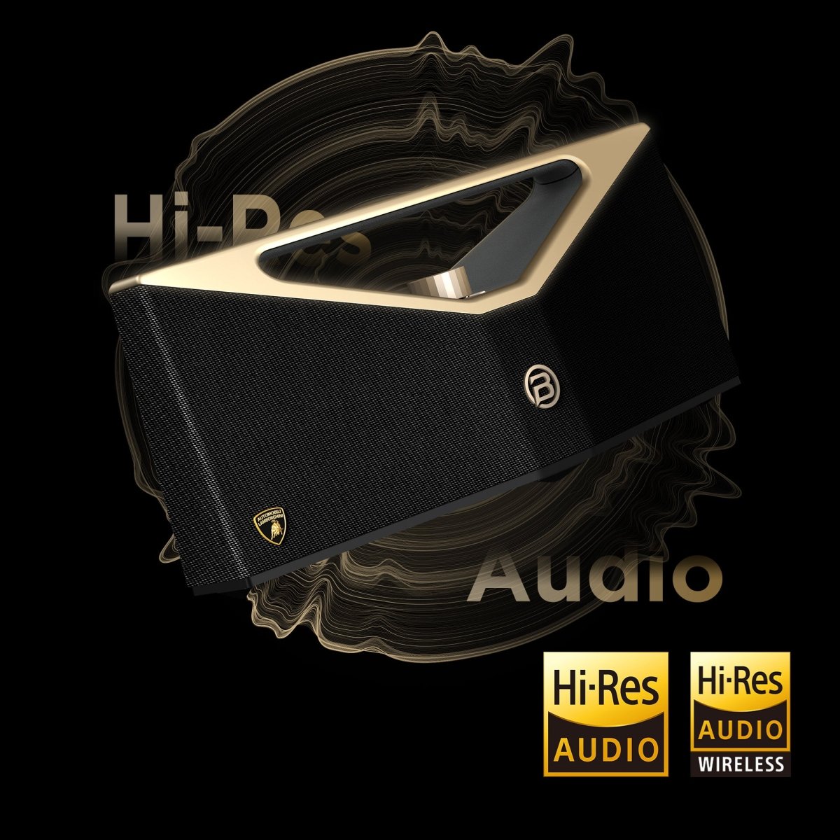 BUGANi Brief Pro Lamborghini Edition Bluetooth Speaker 160W Hi-Res Audio