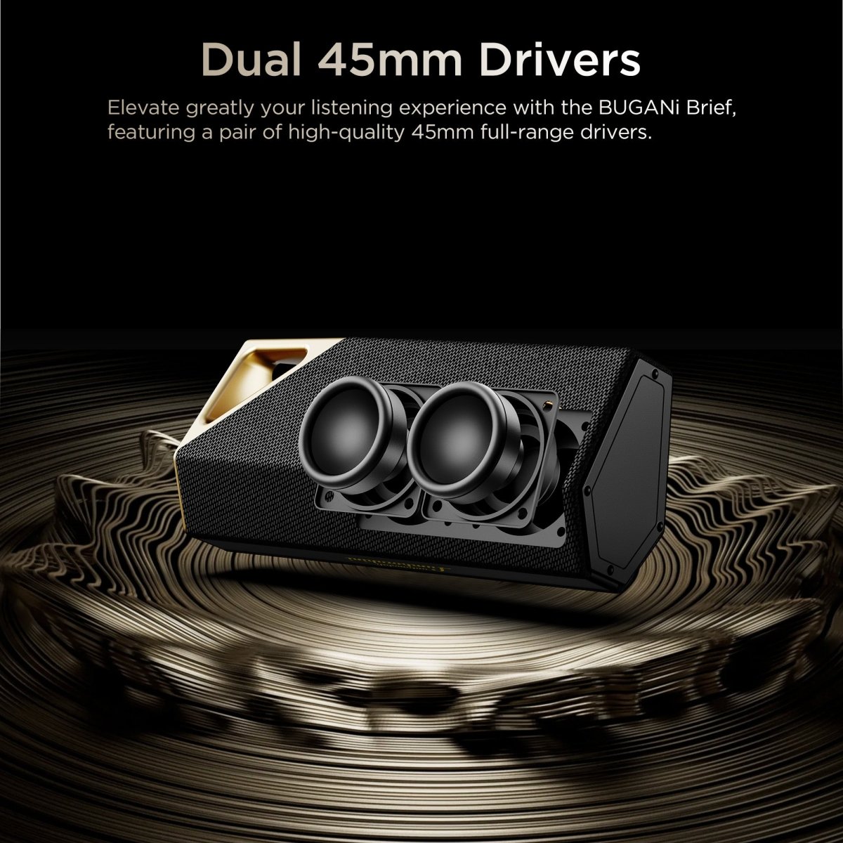 BUGANi Brief Ultra Lamborghini Edition Bluetooth Speaker Portable Hi-Res Audio