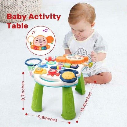 CUTE STONE Sit-to-Stand Learning Walker 2 in 1 Baby Walker Child Activity Center