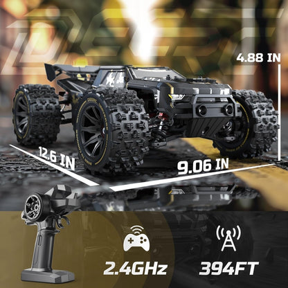 DEERC 1:14 Fast Brushless RC Car High Speed Remote Control Car Offroad Truck