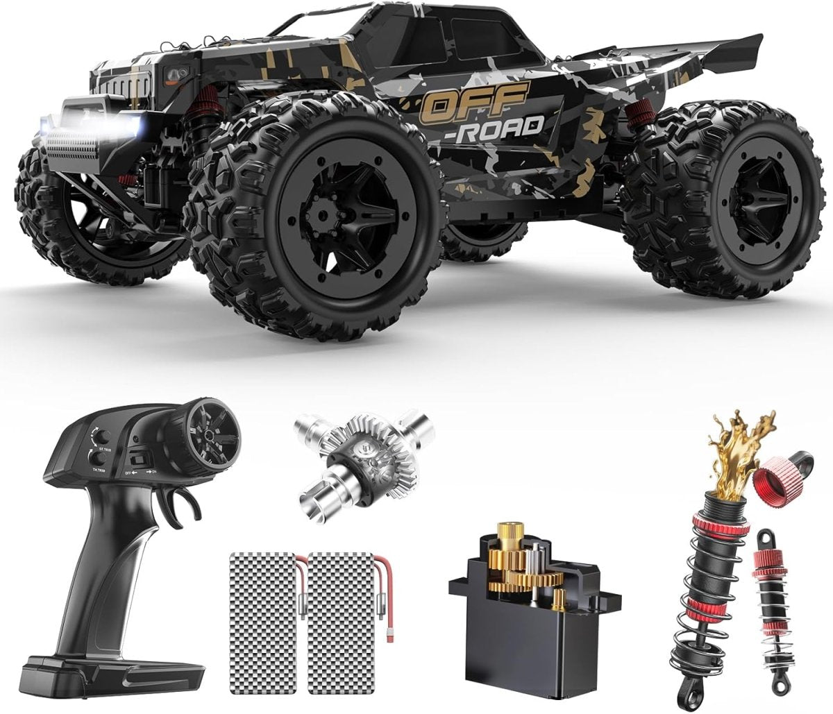 DEERC 9309E All Terrain Fast RC Cars Off Road 4WD Remote Control Monster Truck