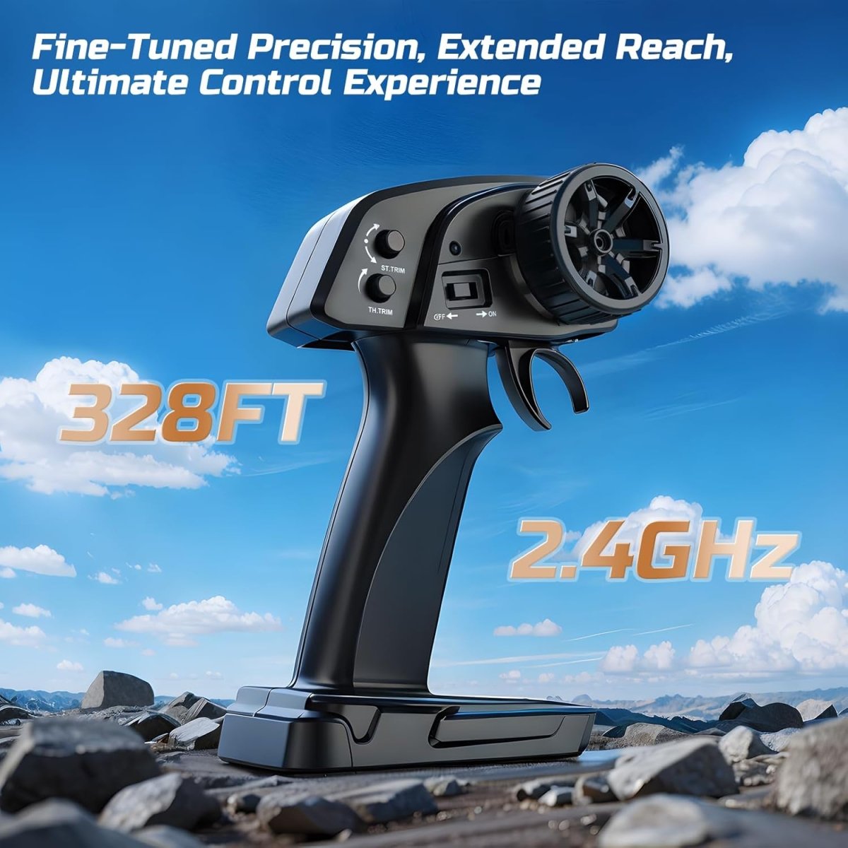 DEERC 9309E All Terrain Fast RC Cars Off Road 4WD Remote Control Monster Truck