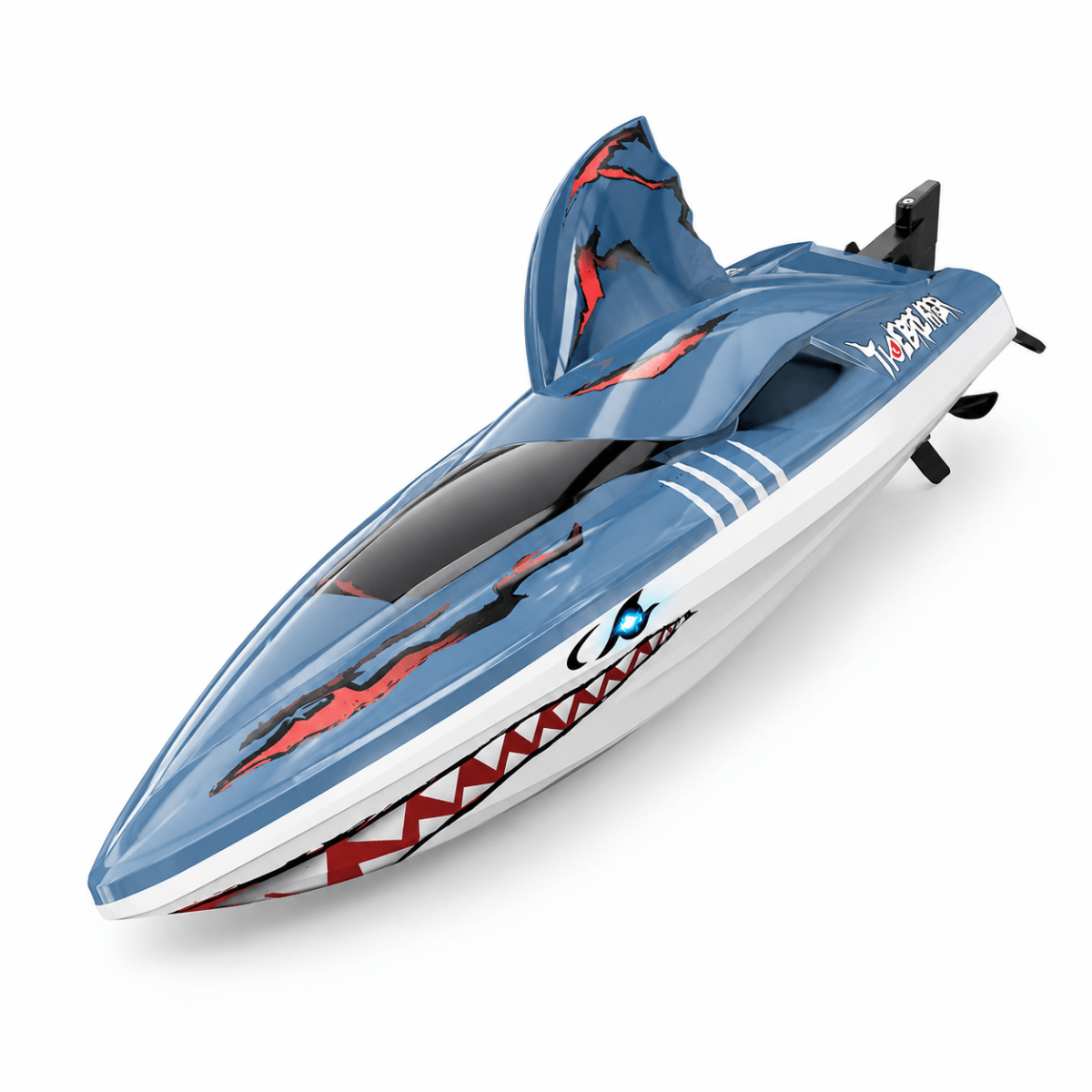 DEERC Brushless RC Boat Remote Control Boats 2.4GHz Racing LED Lights Pool Lake