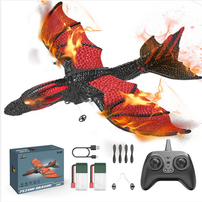 DEERC RC Dragon Plane Remote Control Airplane Toy 2CH 6-axis Foam Aircraft
