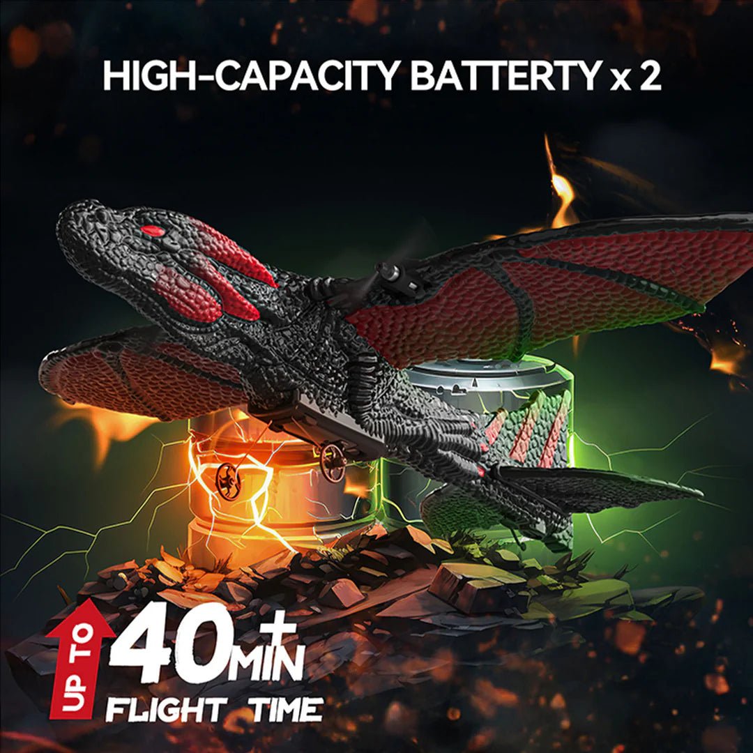 DEERC RC Dragon Plane Remote Control Airplane Toy 2CH 6-axis Foam Aircraft