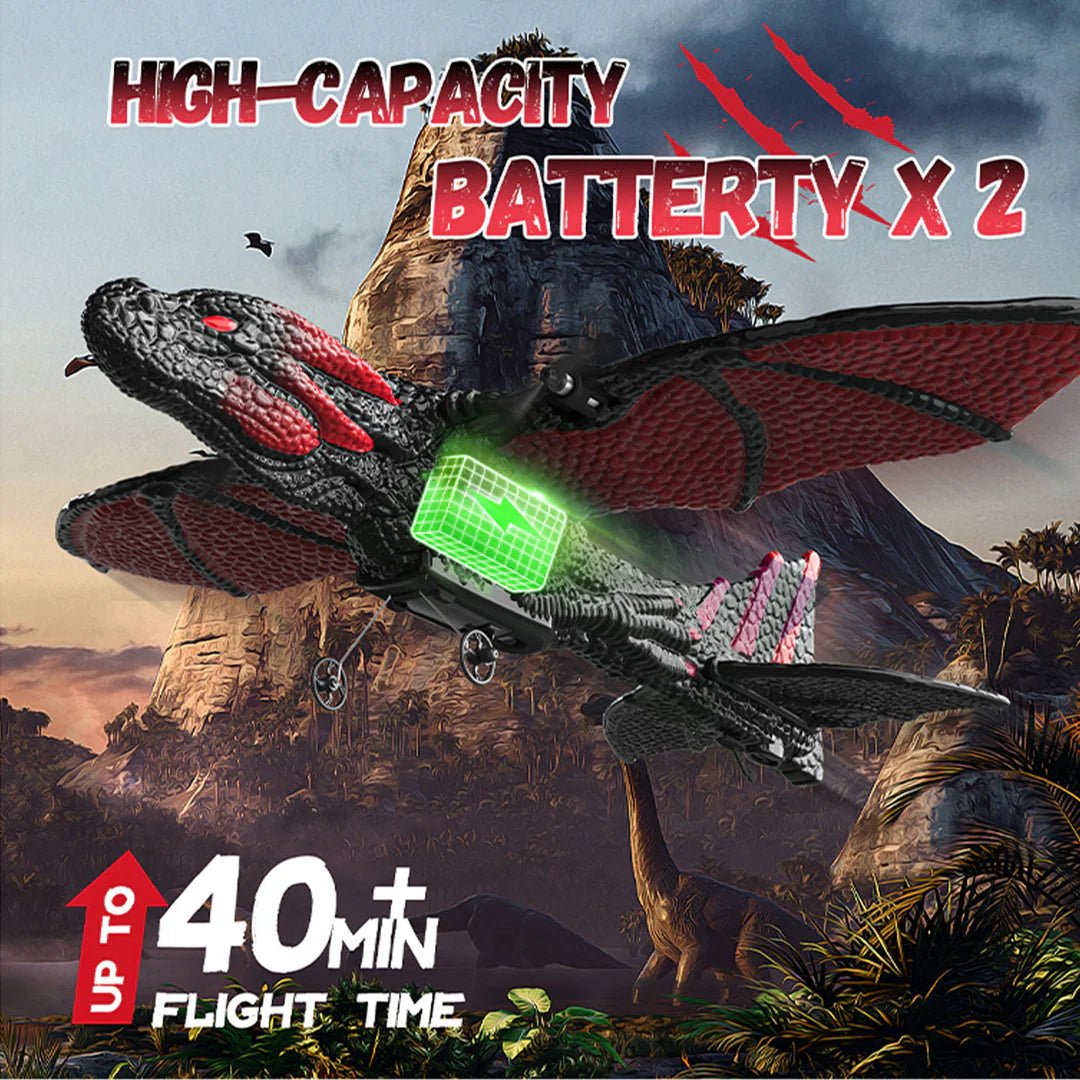 DEERC RC Dragon Plane Remote Control Airplane Toy 2CH 6-axis Foam Aircraft