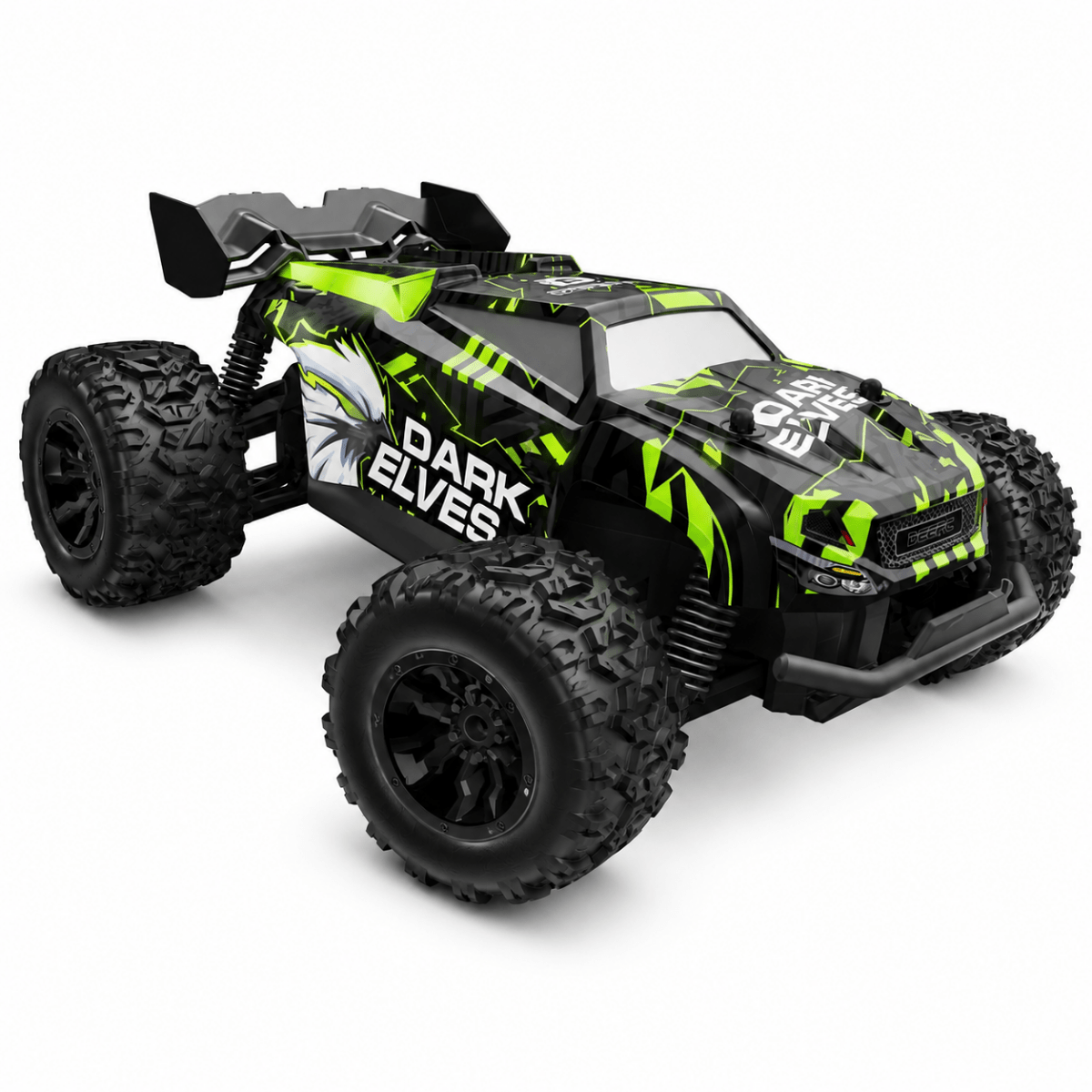 DEERC S767 Glowing Eagle Remote Control Car 2.4G RC Monster Truck W/ 2 Batteries