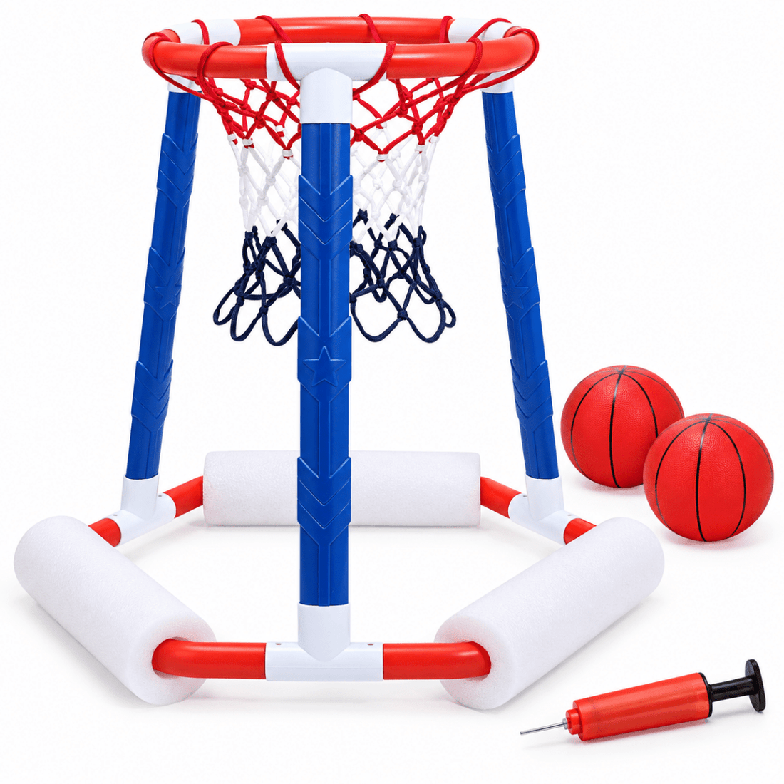 Eagle Stone Pool Basketball Hoop Floating Inflatable Swimming Pool Outdoor Play Toys