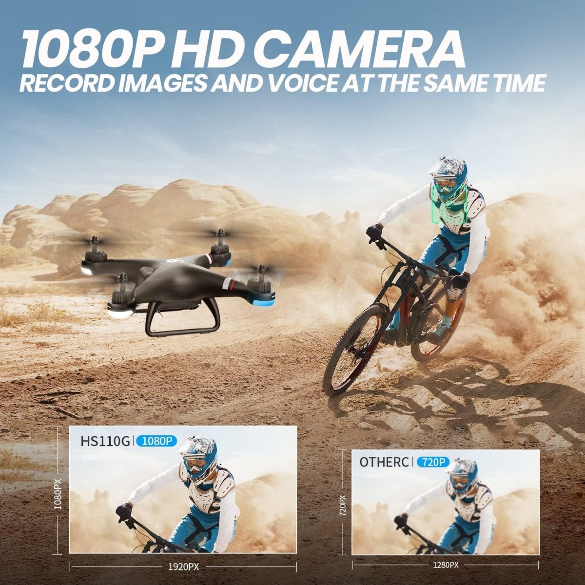 Holy Stone HS110G GPS Drone 1080P HD Camera FPV Live Video Quadcopter