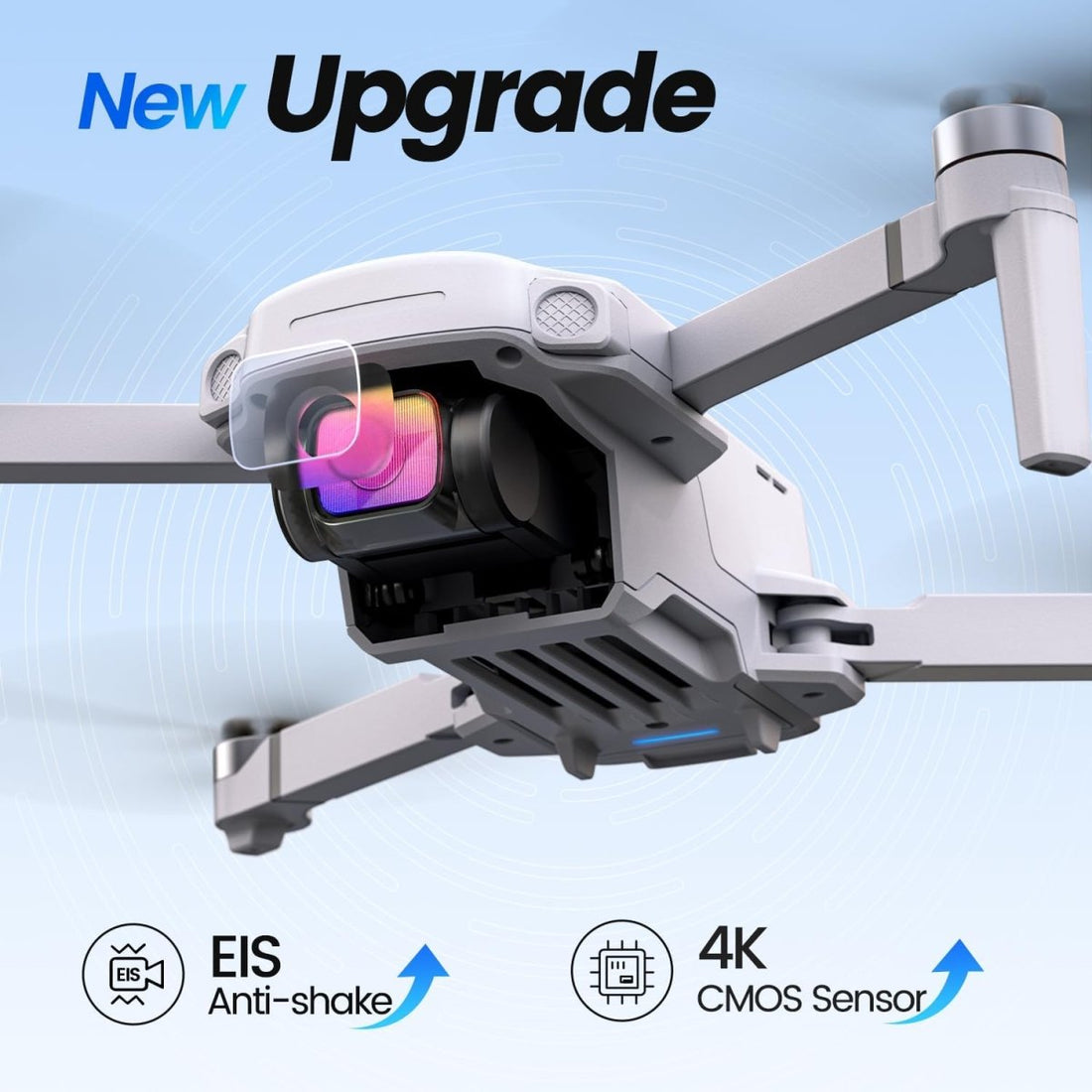 Holy Stone HS360E Foldable GPS EIS Drone with 4K Camera FPV RC Quadcopter