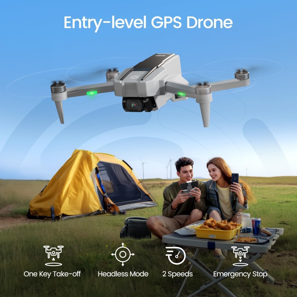 Holy Stone HS440G Foldable Drone with 4K Camera FPV RC Quadcopter Under 250g