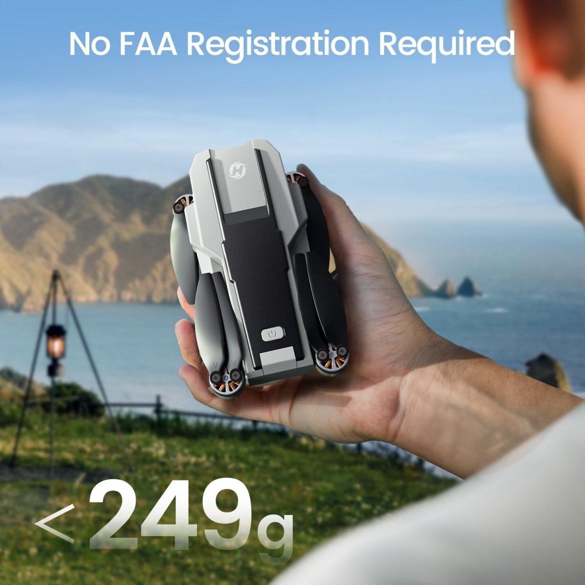 Holy Stone HS440G Foldable Drone with 4K Camera FPV RC Quadcopter Under 250g