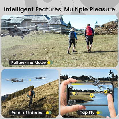 Holy Stone HS710 Foldable FPV GPS Drone with 4K Camera RC 5G Quadcopter