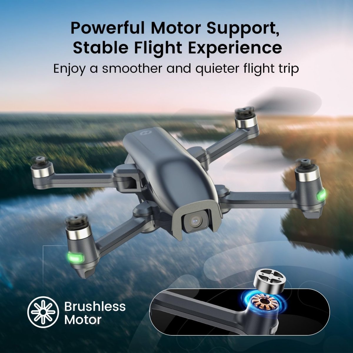 Holy Stone HS710 Foldable FPV GPS Drone with 4K Camera RC 5G Quadcopter