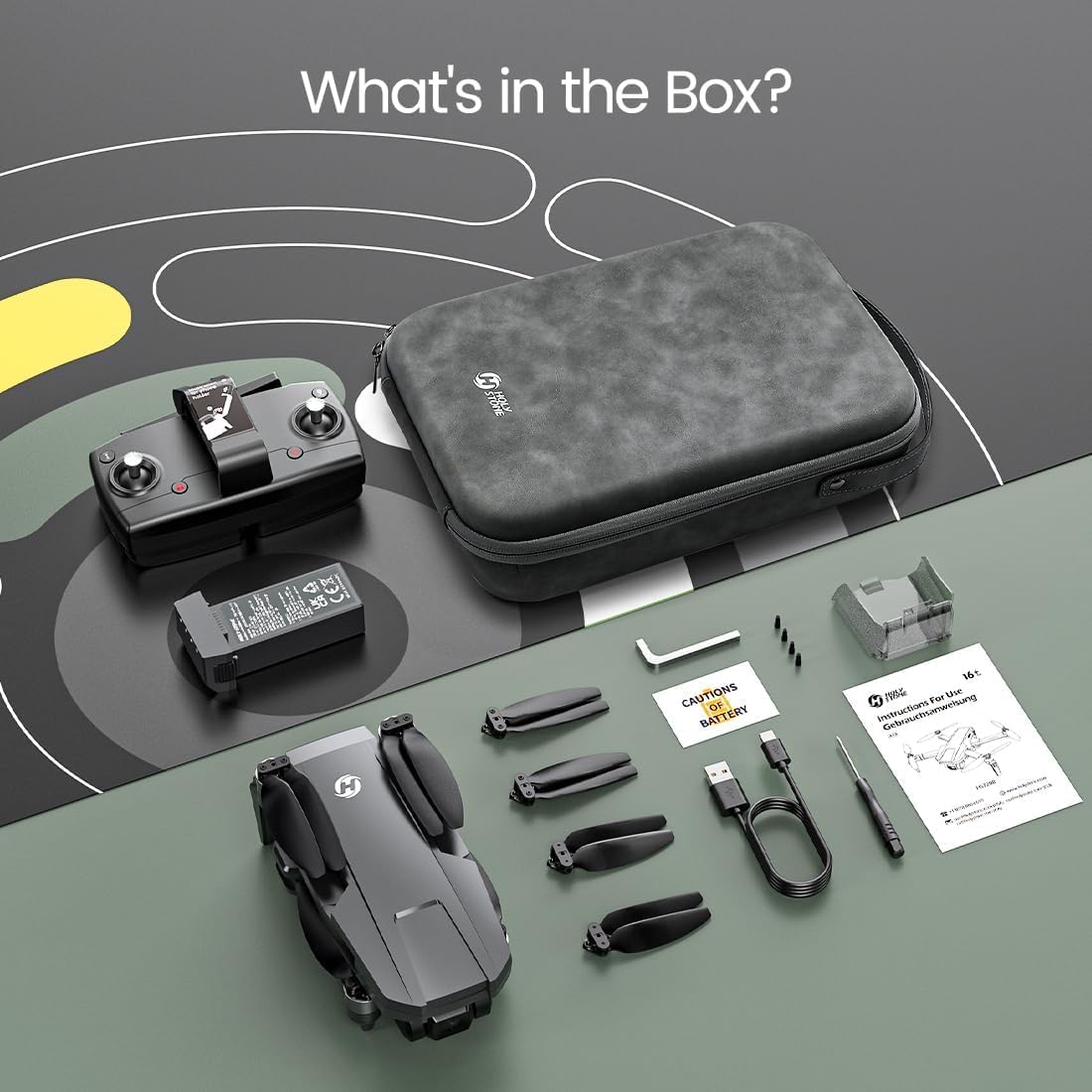 Holy Stone HS720R 4K EIS Drone with Camera GPS RC Foldable Quadcopter