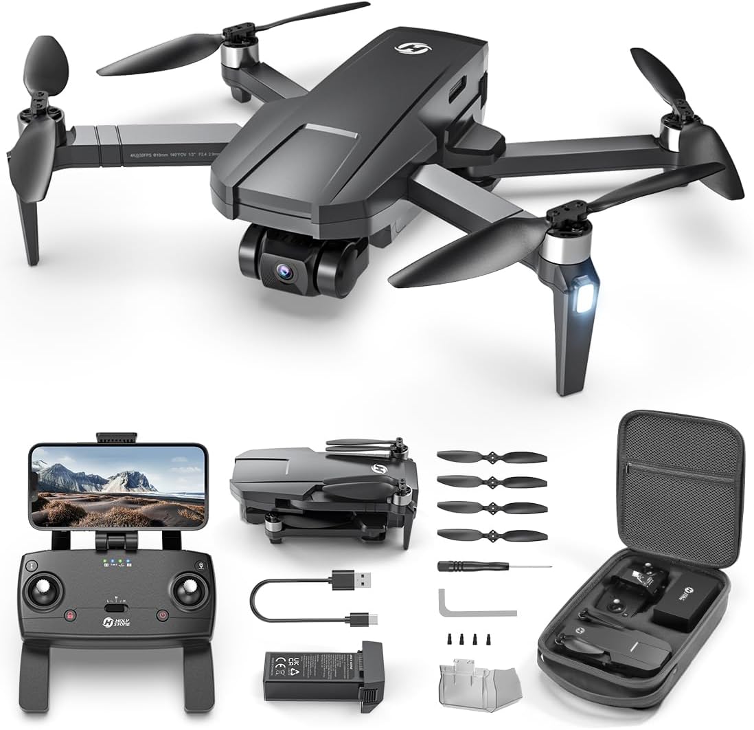 Holy Stone HS720R 4K EIS Drone with Camera GPS RC Foldable Quadcopter