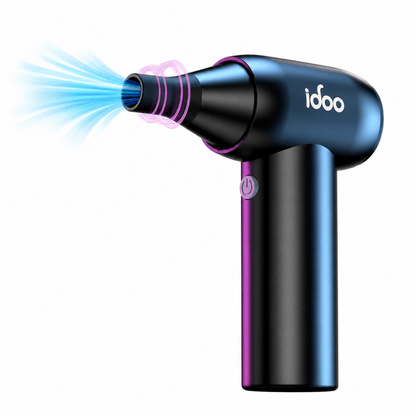 iDOO Compressed Air Duster Portable Vacuum Cordless Electric Canned Duster