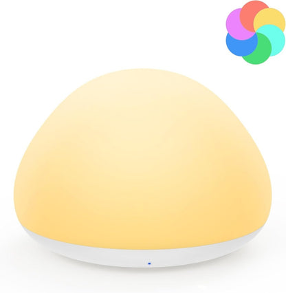 JolyWell Baby Night Light for Nursery Soft Silicone Tap Control Table Lamp