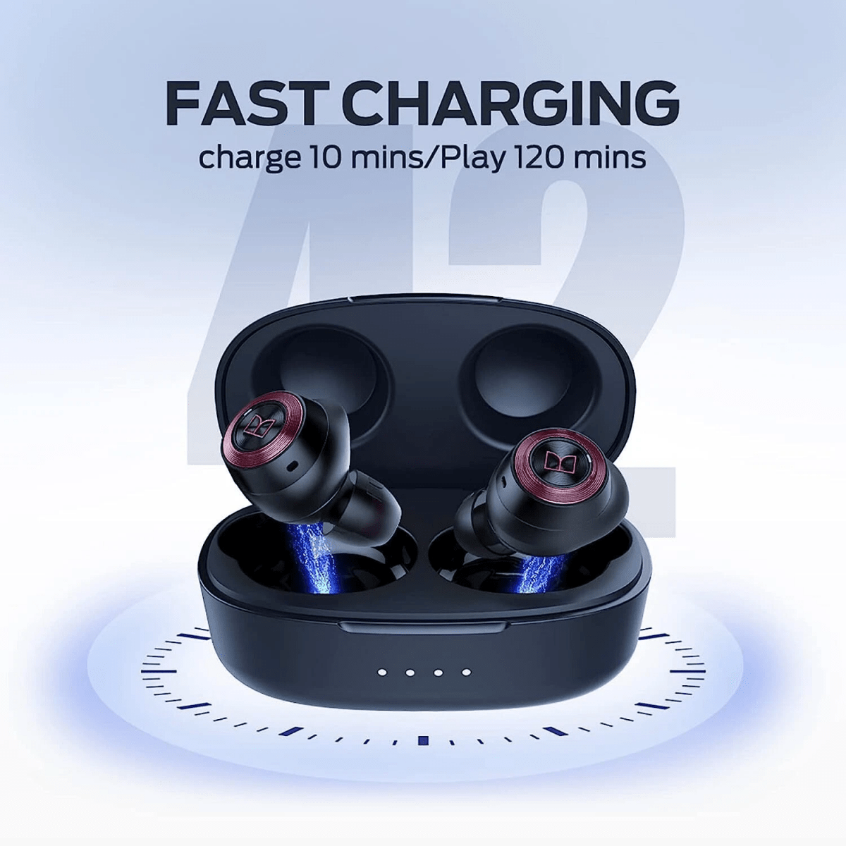 Monster Achieve 100 AirLinks Wireless Earbuds Bluetooth in-Ear Stereo Headphone