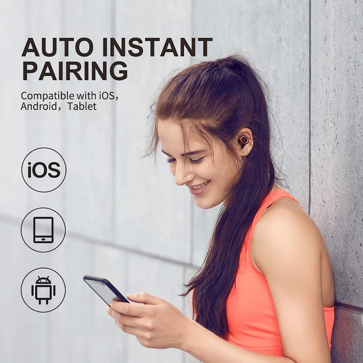 Monster Achieve 100 AirLinks Wireless Earbuds Bluetooth in-Ear Stereo Headphone