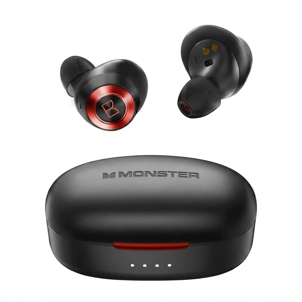 Monster Achieve 100 AirLinks Wireless Earbuds Bluetooth in-Ear Stereo Headphone