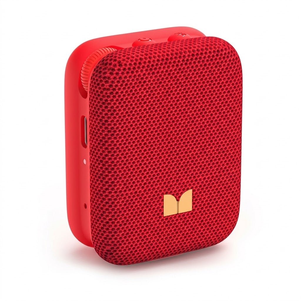 Monster Atomic Atom Wearable Bluetooth Speaker with Mics Hands-Free Portable