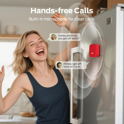 Monster Atomic Atom Wearable Bluetooth Speaker with Mics Hands-Free Portable