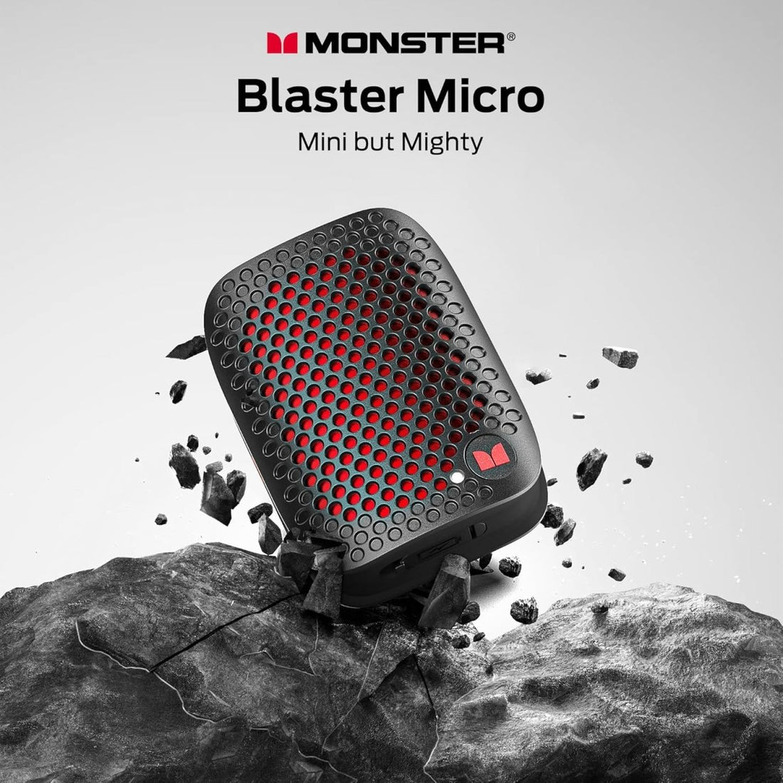 Monster Blaster Micro Wearable Bluetooth Speaker Clip-On Wireless Small Portable