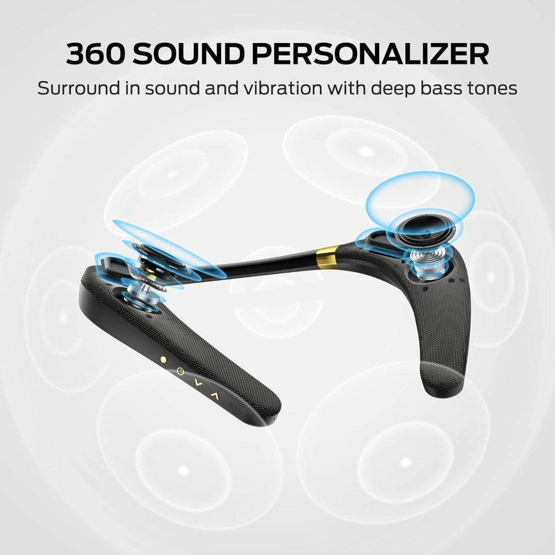 Monster Boomerang Bluetooth Wireless Neck Speaker Portable 3D Stereo Sound