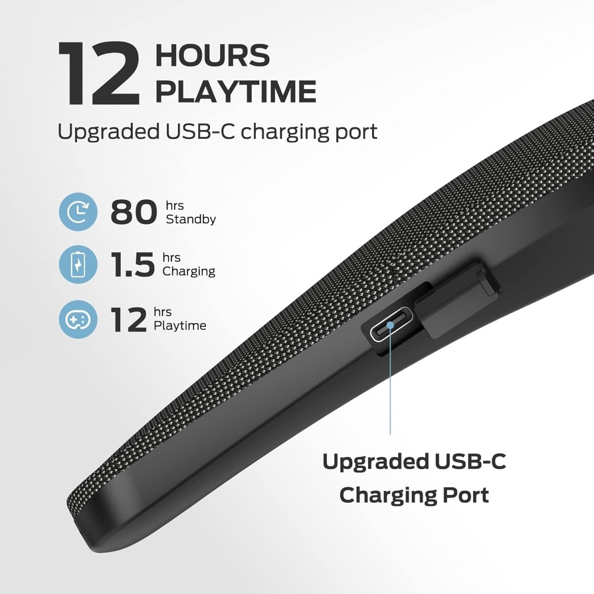 Monster Boomerang Bluetooth Wireless Neck Speaker Portable 3D Stereo Sound