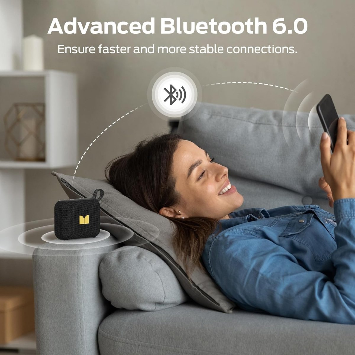 Monster Cube 1 Bluetooth Speaker IPX7 Waterproof Wireless Speakers Stereo Sound