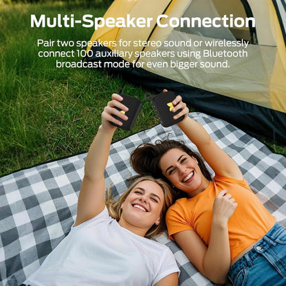 Monster Cube 1 Bluetooth Speaker IPX7 Waterproof Wireless Speakers Stereo Sound