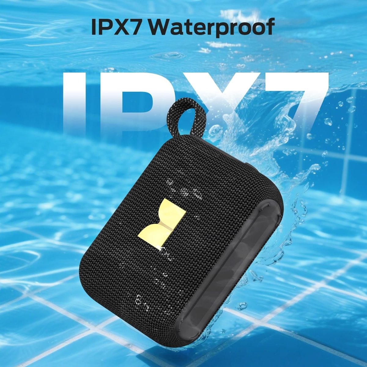 Monster Cube 1 Bluetooth Speaker IPX7 Waterproof Wireless Speakers Stereo Sound