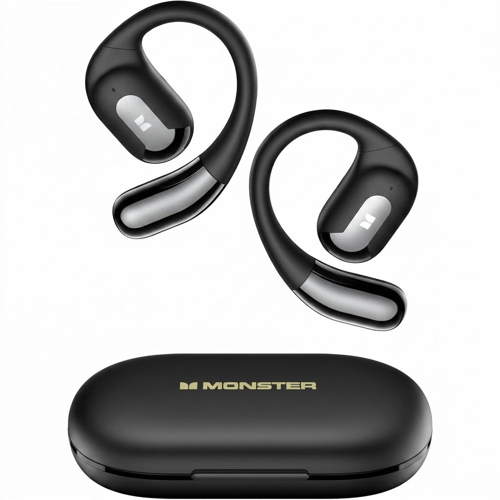 Monster Open Ear AC317 Headphones Wireless Earbuds with Stereo Sound Earphone