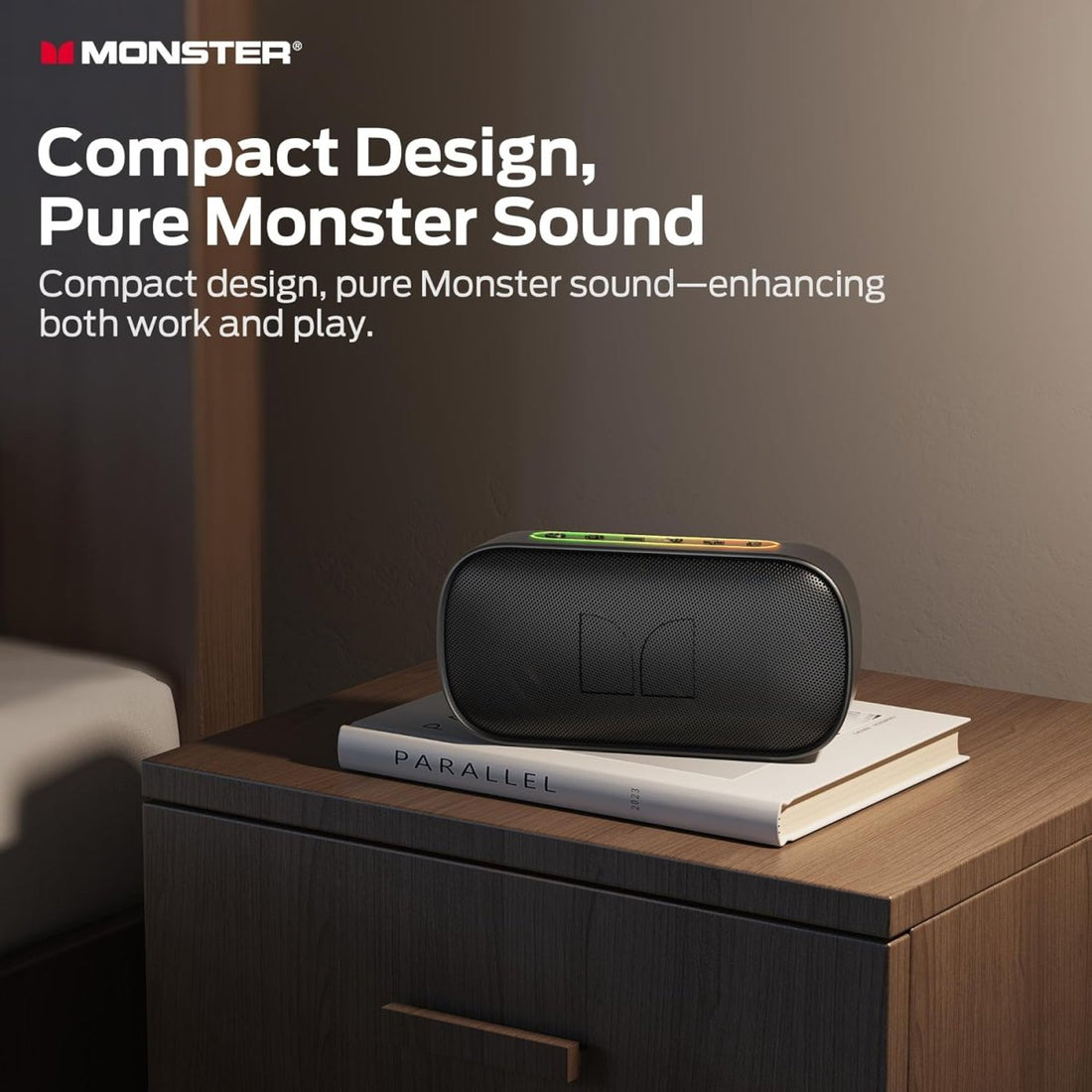 Monster S150 Bluetooth Speaker IPX7 Waterproof Wireless Speakers Stereo Sound