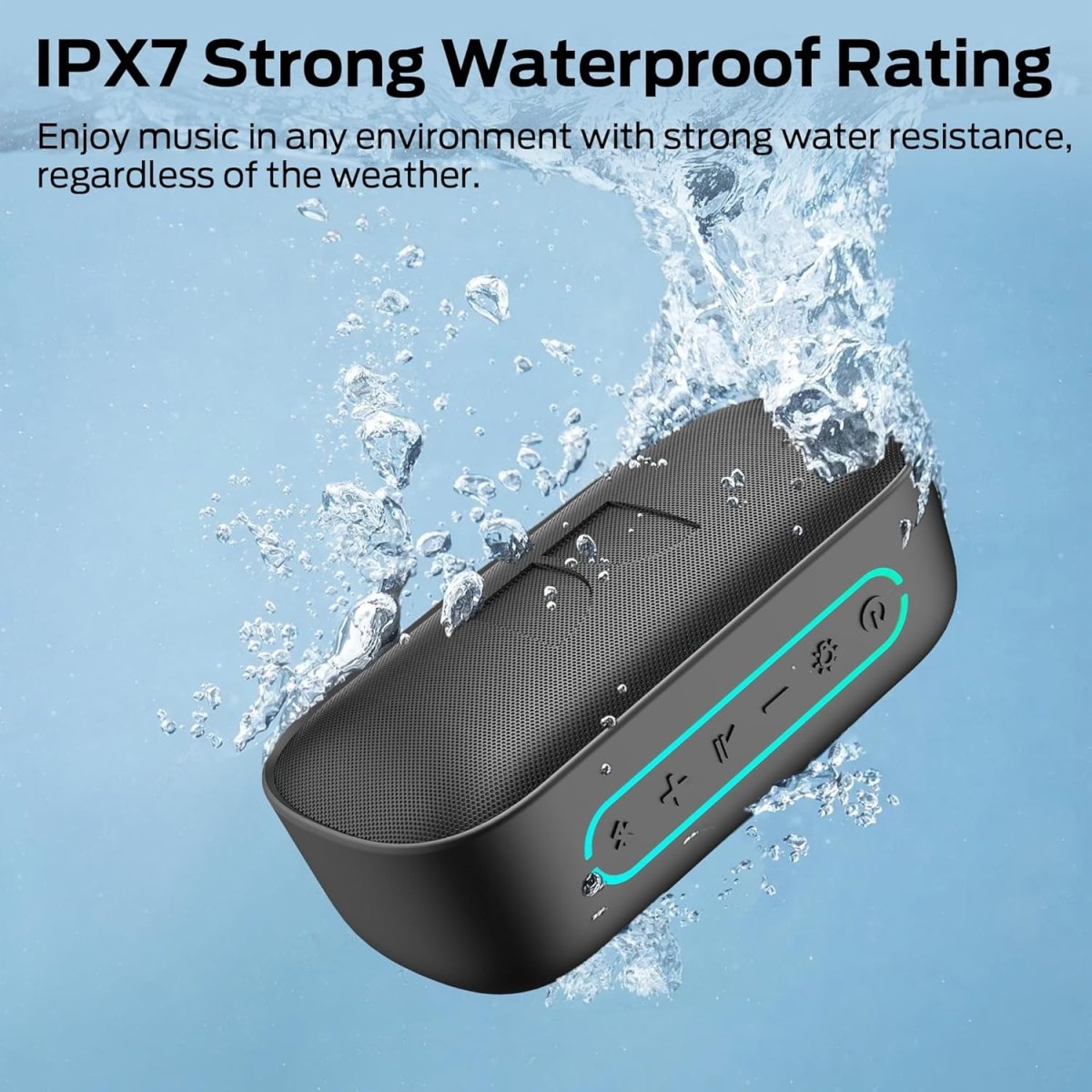 Monster S150 Bluetooth Speaker IPX7 Waterproof Wireless Speakers Stereo Sound