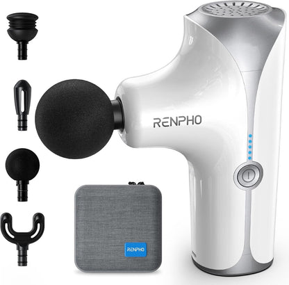 RENPHO Mini Massage Gun Deep Tissue Percussion Muscle Massager Handheld Electric