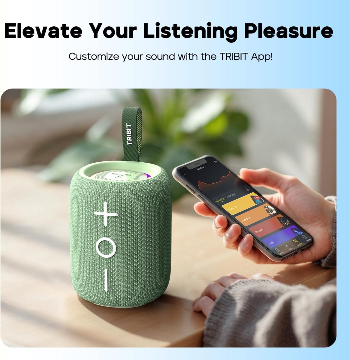 Tribit StormBox Mini+ Portable Bluetooth Speaker Wireless Speaker Surround Sound