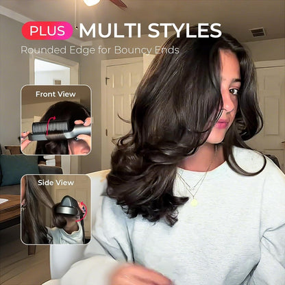 TYMO Ring Plus Hair Straightener Brush Ionic Straightening Brush &amp; Hair Iron