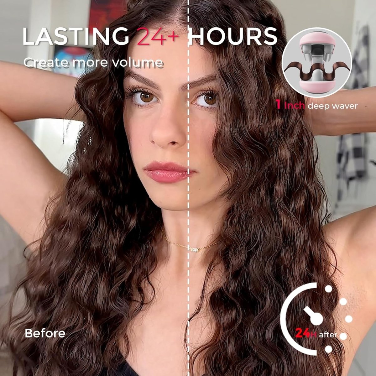 TYMO ROVY Hair Crimper Waver Hair Tool Deep Waver Curling Iron