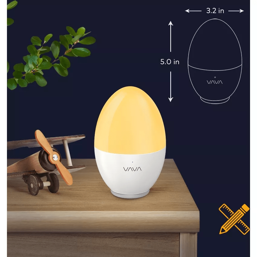 VAVA HP008 Mini Night Lights for Kids Baby Light LED Bedside Table Lamp