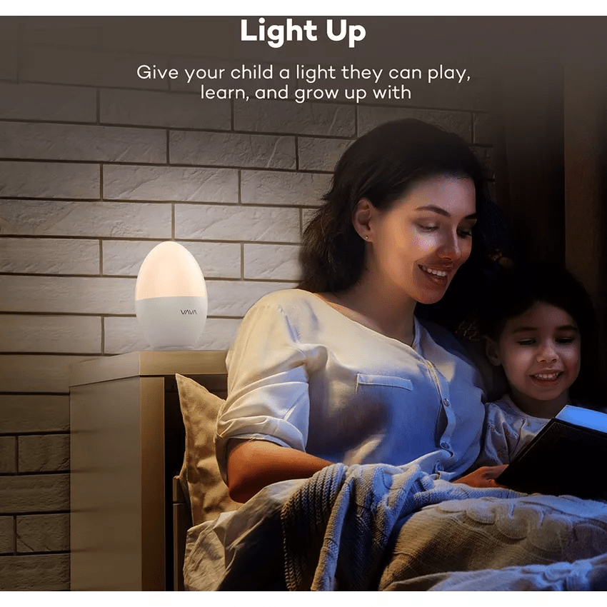 VAVA HP008 Mini Night Lights for Kids Baby Light LED Bedside Table Lamp