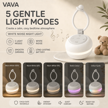 VAVA VA-CL005 Portable White Noise Machine with Night Light