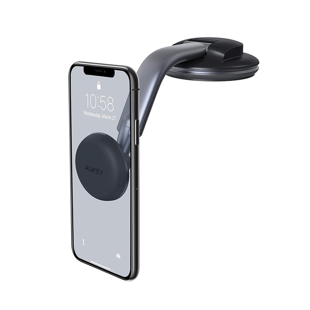 AUKEY Car Phone Mount 360 Degree Rotation Dashboard Magnetic Holder Smartphone