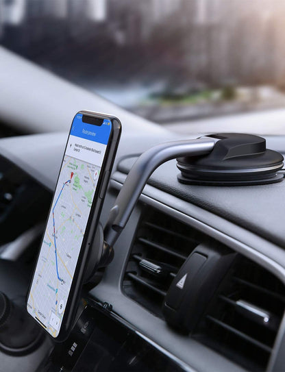 AUKEY Car Phone Mount 360 Degree Rotation Dashboard Magnetic Holder Smartphone