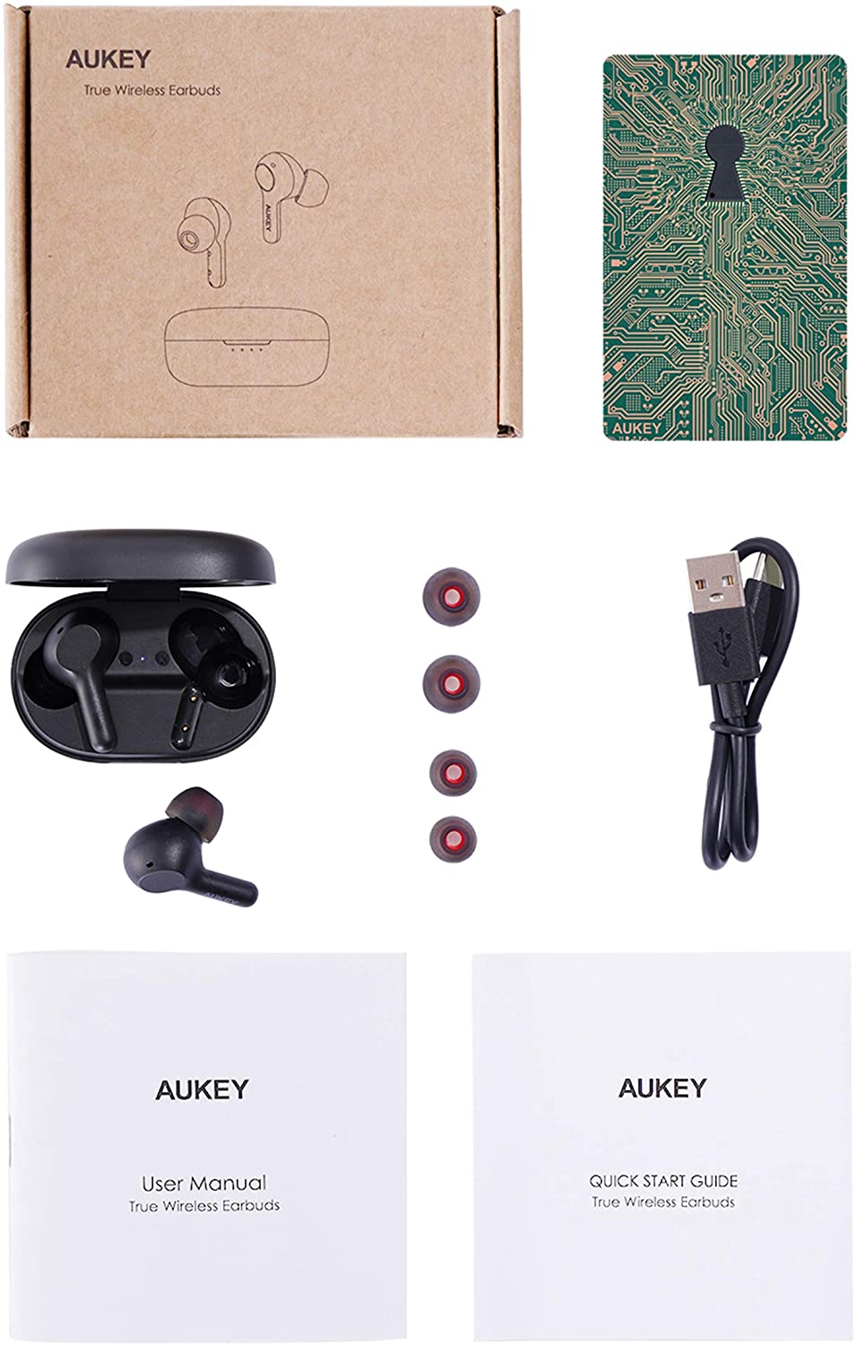 Aukey earbuds case discount cover