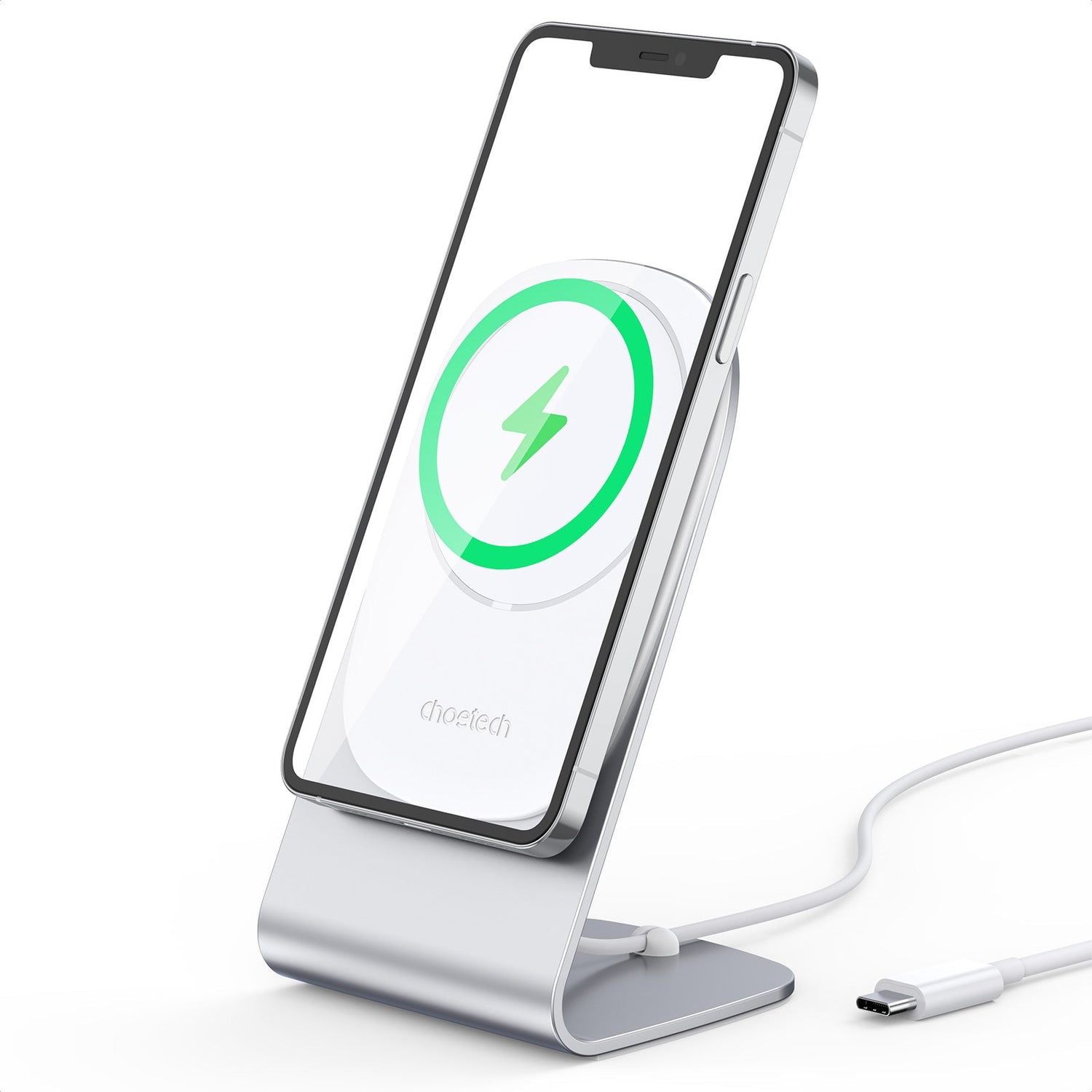 CHOETECH Magnetic Wireless Charger for iPhone with Charging Stand Holder